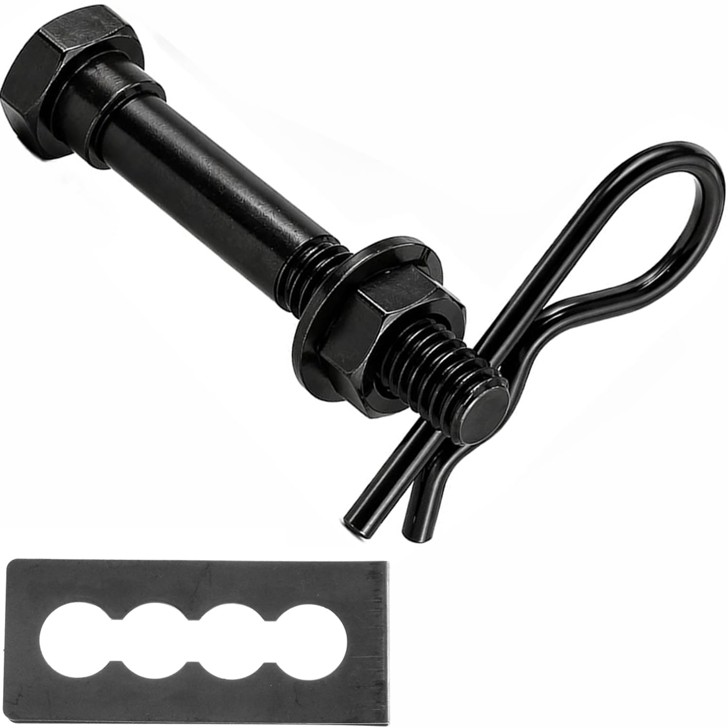 eVerHITCH installed in a truck receiver demonstrating secure, clean hitch protection