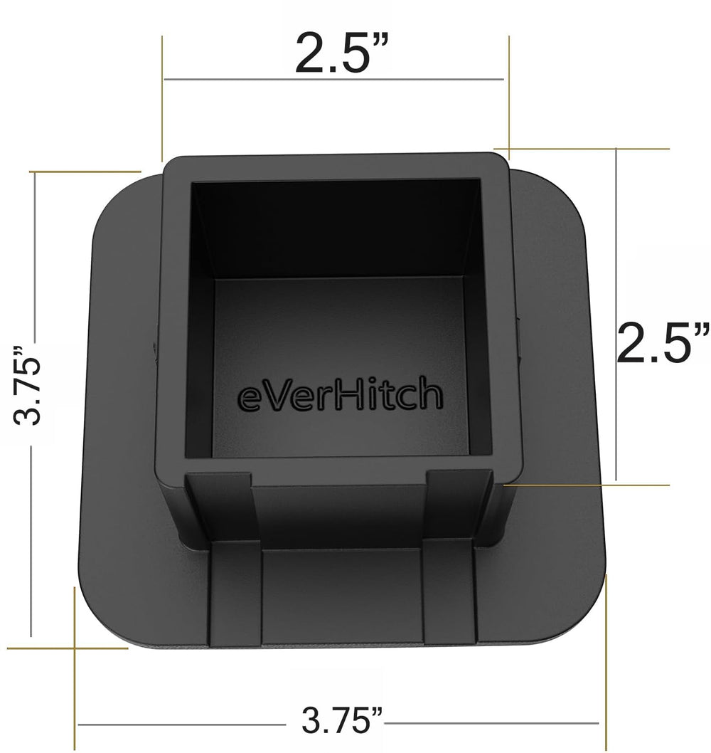 eVerHITCH on parked truck showing style and receiver protection benefit