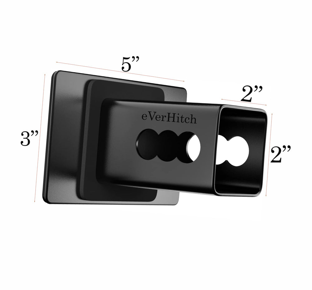 eVerHITCH side profile of carbon steel body demonstrating rugged durability