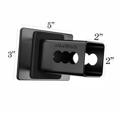 eVerHITCH side profile of carbon steel body demonstrating rugged durability