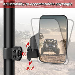 evermotor detailed shot of convex glass reflecting wide-angle benefit