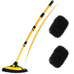 EVERRUSH front view showing full mop and handle, practical cleaning reach