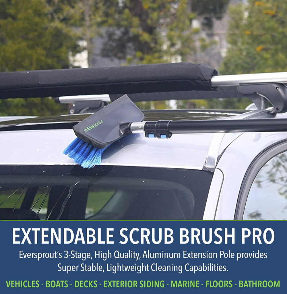 EVERSPROUT fully extended pole for extra reach cleaning high areas
