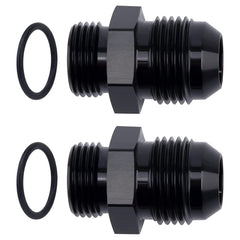 EVIL ENERGY adapter front view showing both 12AN and AN10 ORB ends and robust build