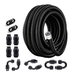 EVIL ENERGY front packaging view showing 20ft AN10 PTFE hose and benefits