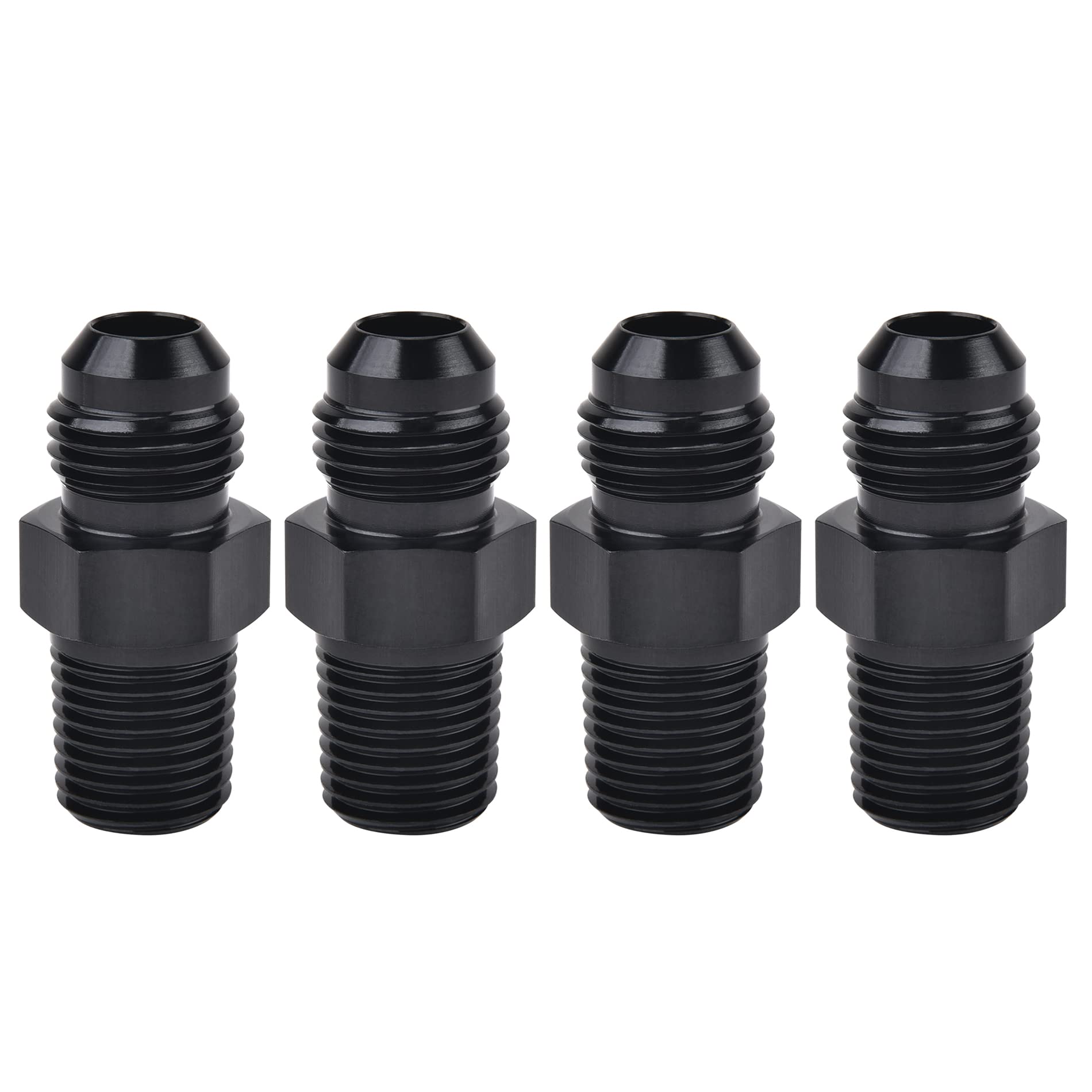 EVIL ENERGY front view of adapter showing black anodized finish and compact profile, durable