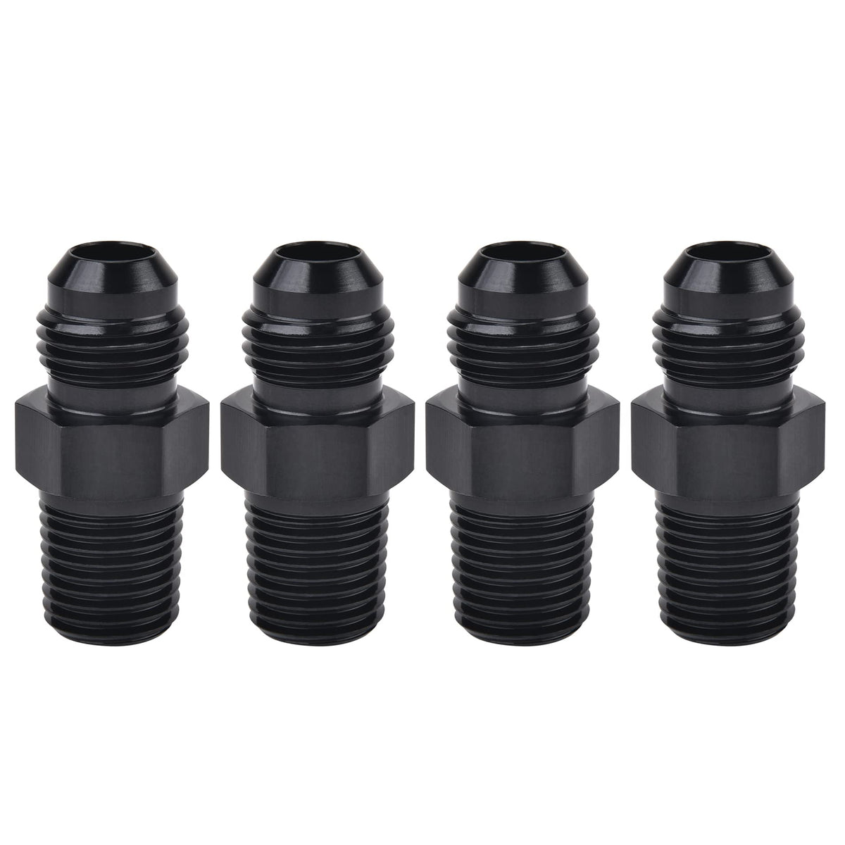 EVIL ENERGY front view of adapter showing black anodized finish and compact profile, durable