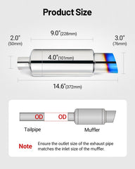 EVIL ENERGY burned-blue tip close-up highlighting heat-treated finish and sporty look