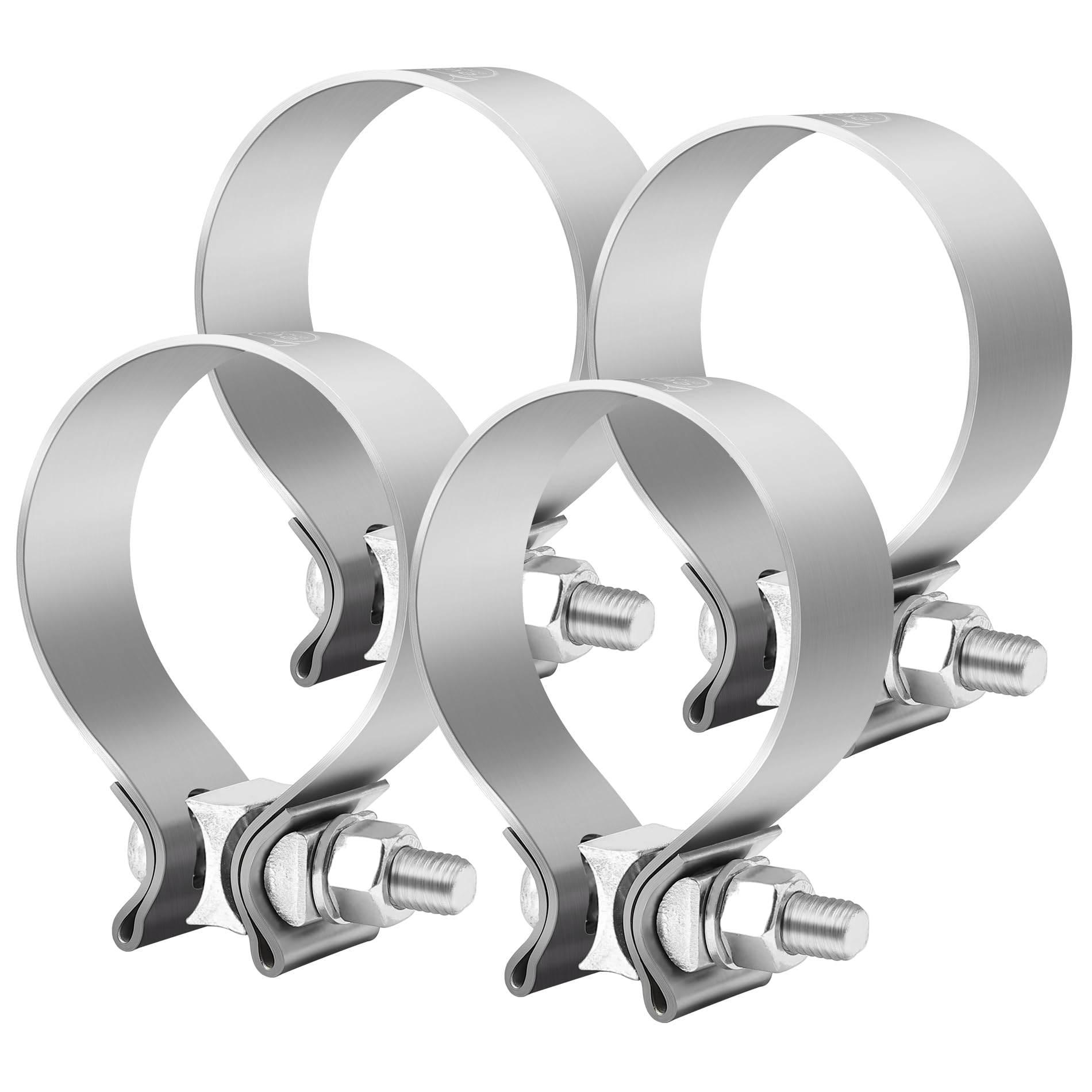 EVIL ENERGY front view of 3-inch clamp pack shows durable stainless construction and easy selection