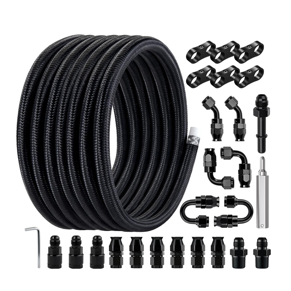 EVIL ENERGY front packaging showing 20ft 6AN PTFE kit benefit durable supply