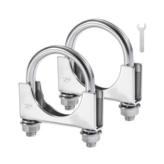 EVIL ENERGY front view of 2 inch U-bolt clamp kit showing components and benefits