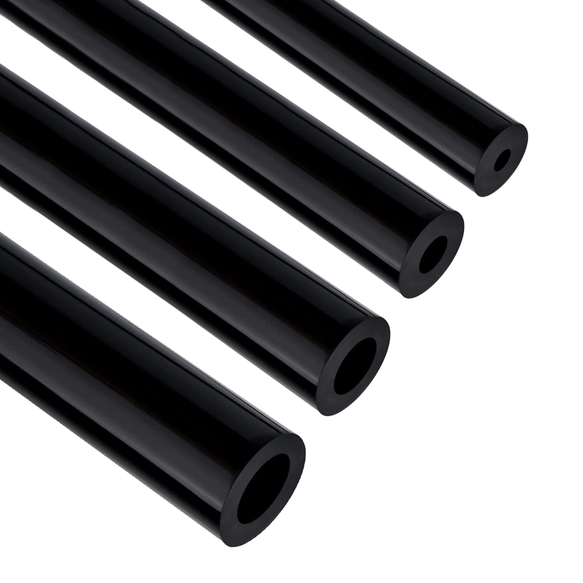 EVIL ENERGY front view of four vacuum hose lengths showing kit contents and packaging benefit