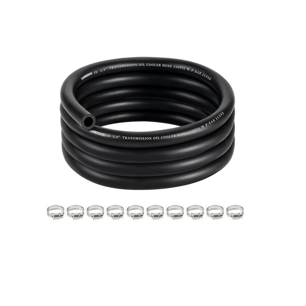 EVIL ENERGY front view of hose packaging showing model and length, highlights durability