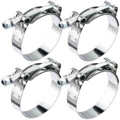 EVIL ENERGY clamp front view showing size and polished finish for durability