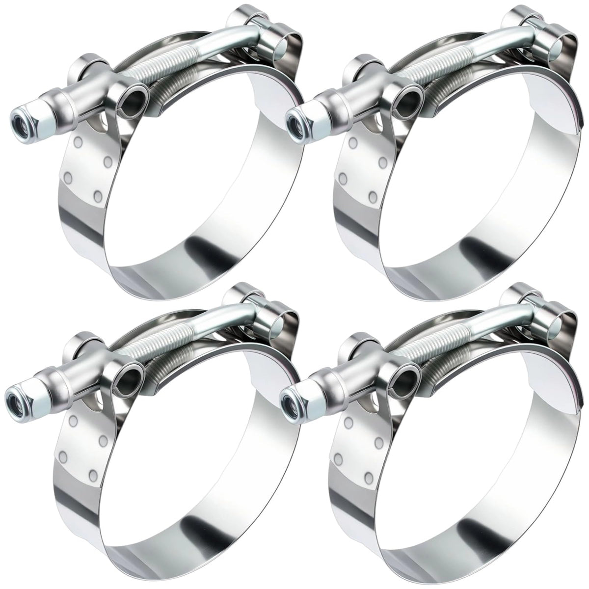 EVIL ENERGY front view clamp showing full band and bolt for reliable sealing