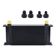 EVIL ENERGY front view oil cooler showing compact footprint and airflow benefit