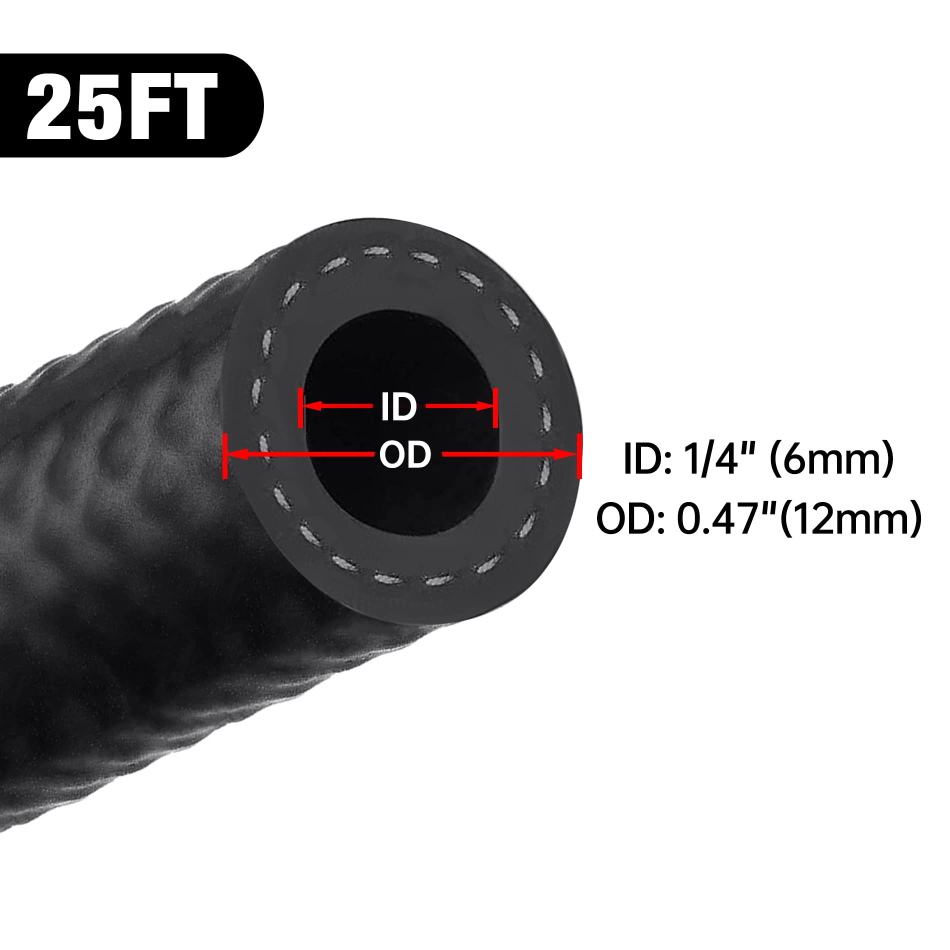EVIL ENERGY close-up of NBR inner tube demonstrating chemical resistance