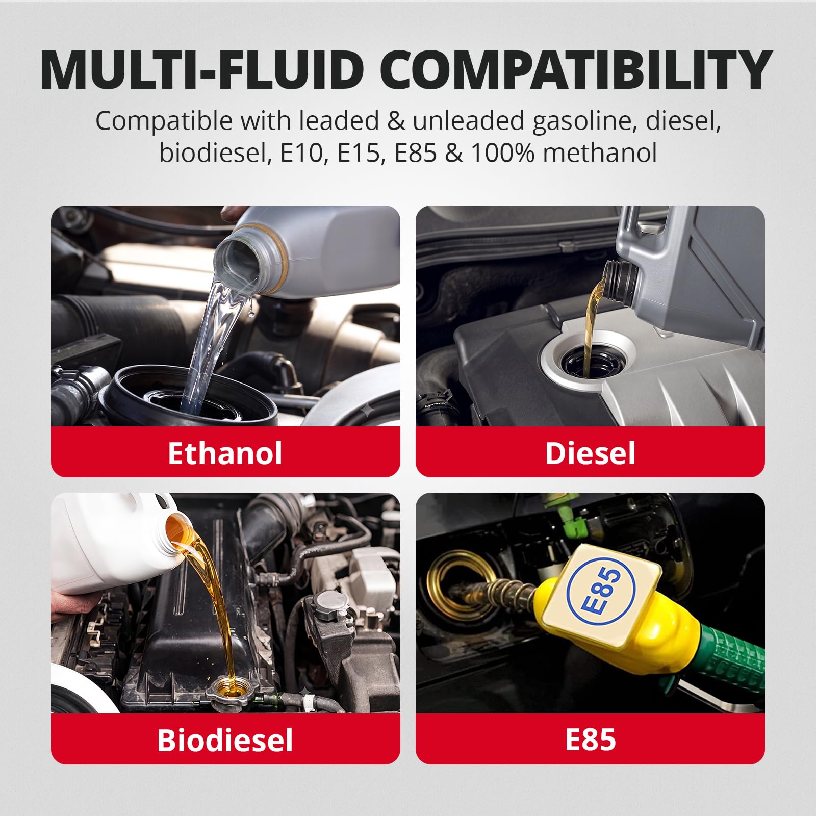 EVIL ENERGY hose installed at a fuel rail, reliable fuel-injection performance benefit