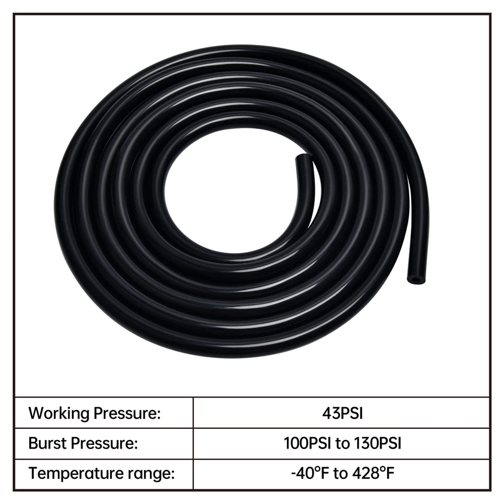 EVIL ENERGY tubing alongside ruler showing 10ft length for multiple runs