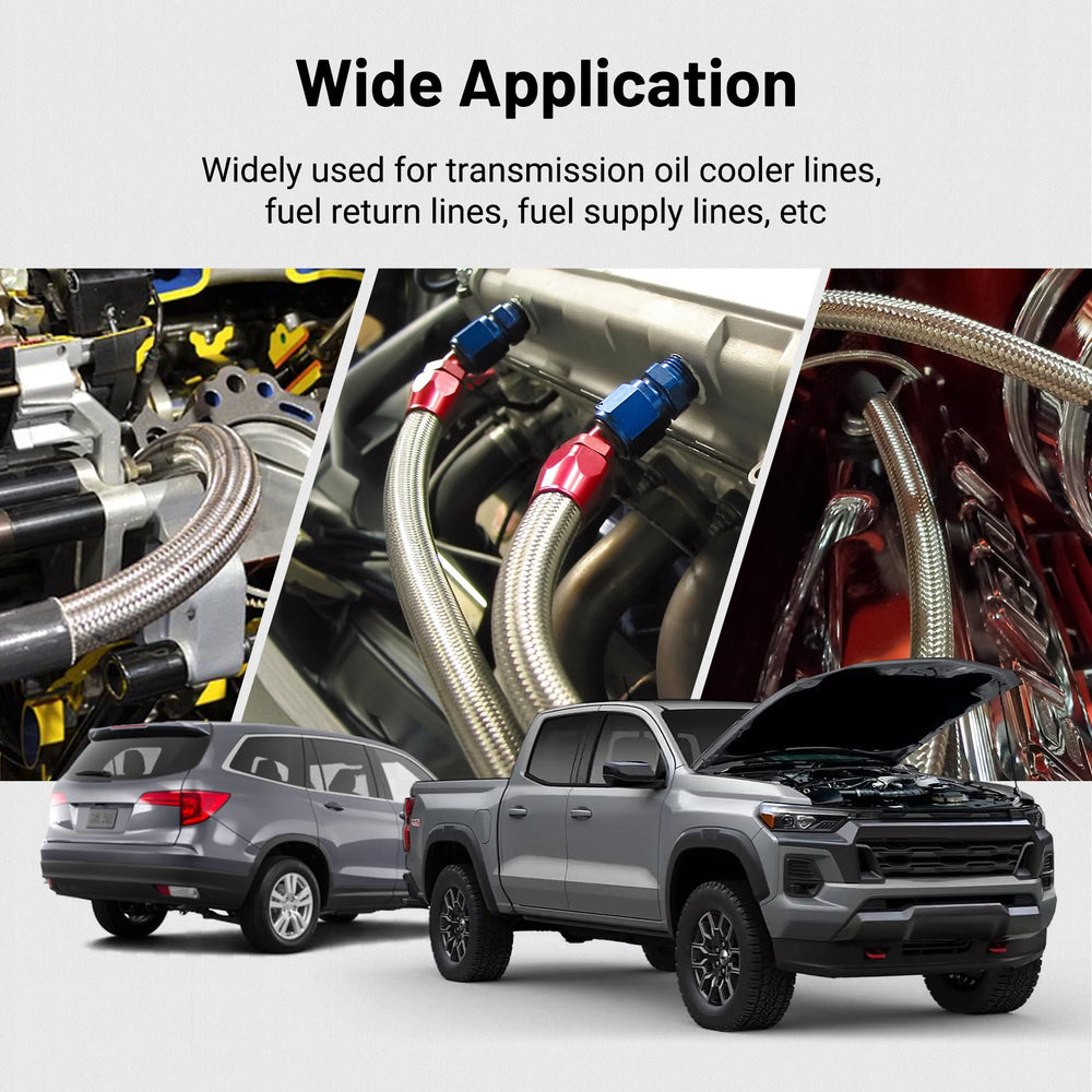 EVIL ENERGY packaged fuel hose with instructions providing easy installation guidance