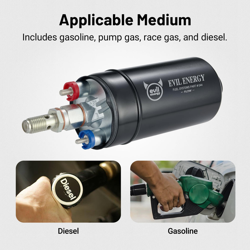 EVIL ENERGY pump in garage setup showing practical application and upgrade benefit