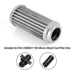 EVIL ENERGY side view with ruler showing 32mm by 75mm size for easy verification