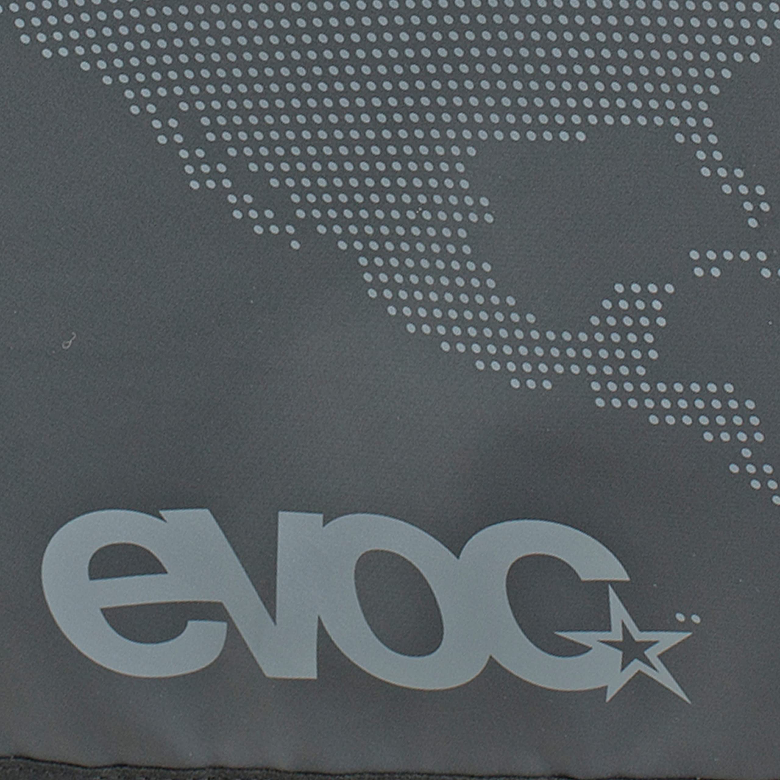 EVOC straps and fixation points detail showing reinforced anchors for reliable bike security