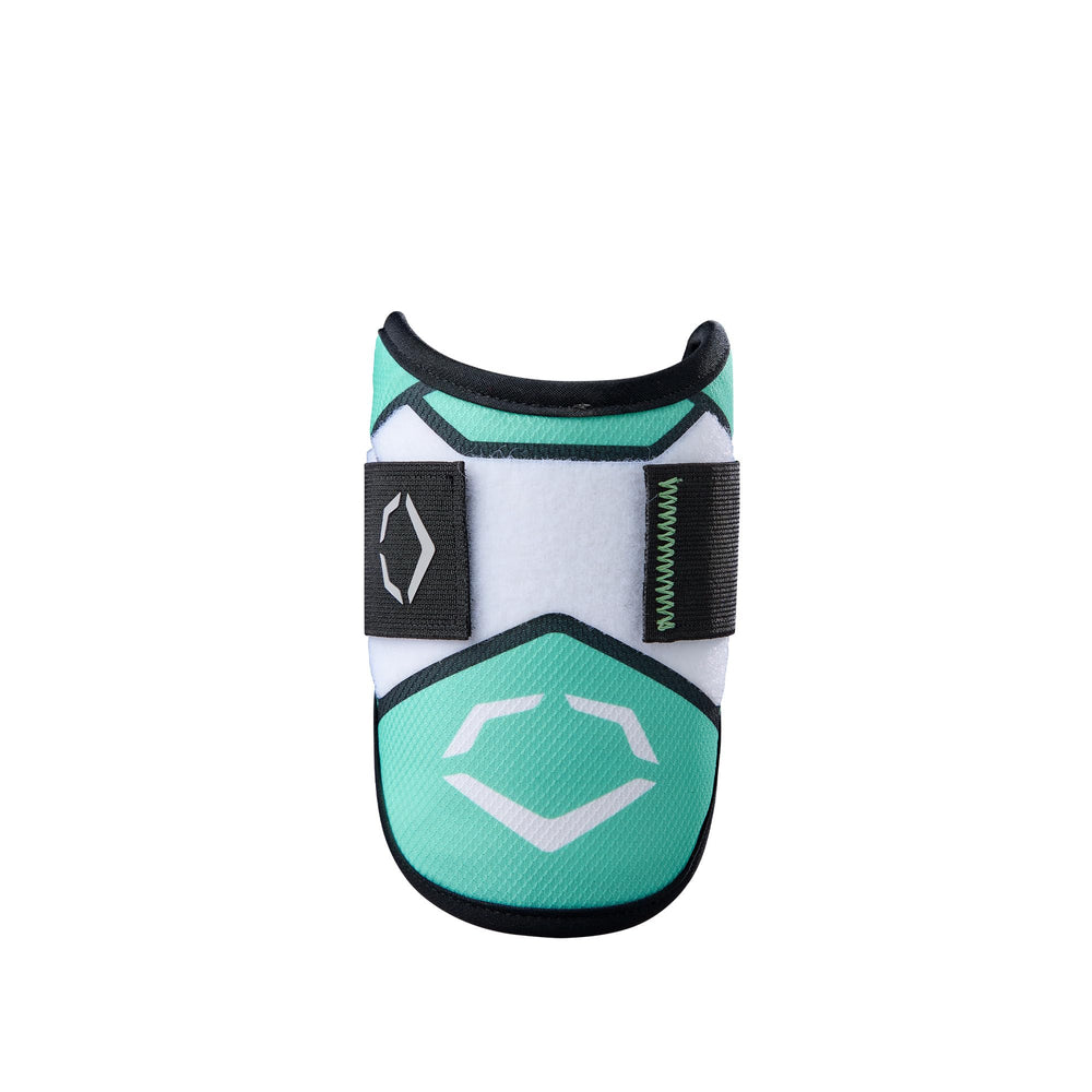 EvoShield side profile displaying strap and snug fit for stability