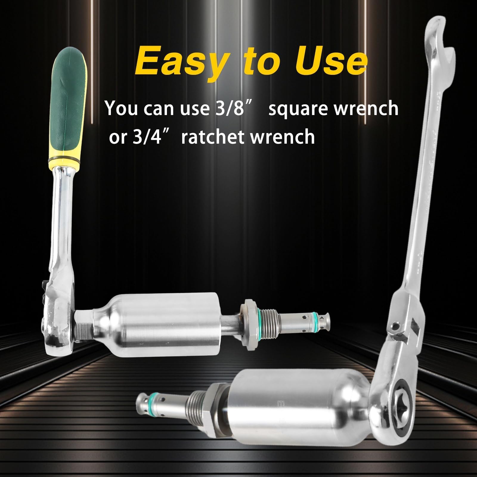 EVRBUL socket engaged on IPR valve in engine bay for easier removal benefit
