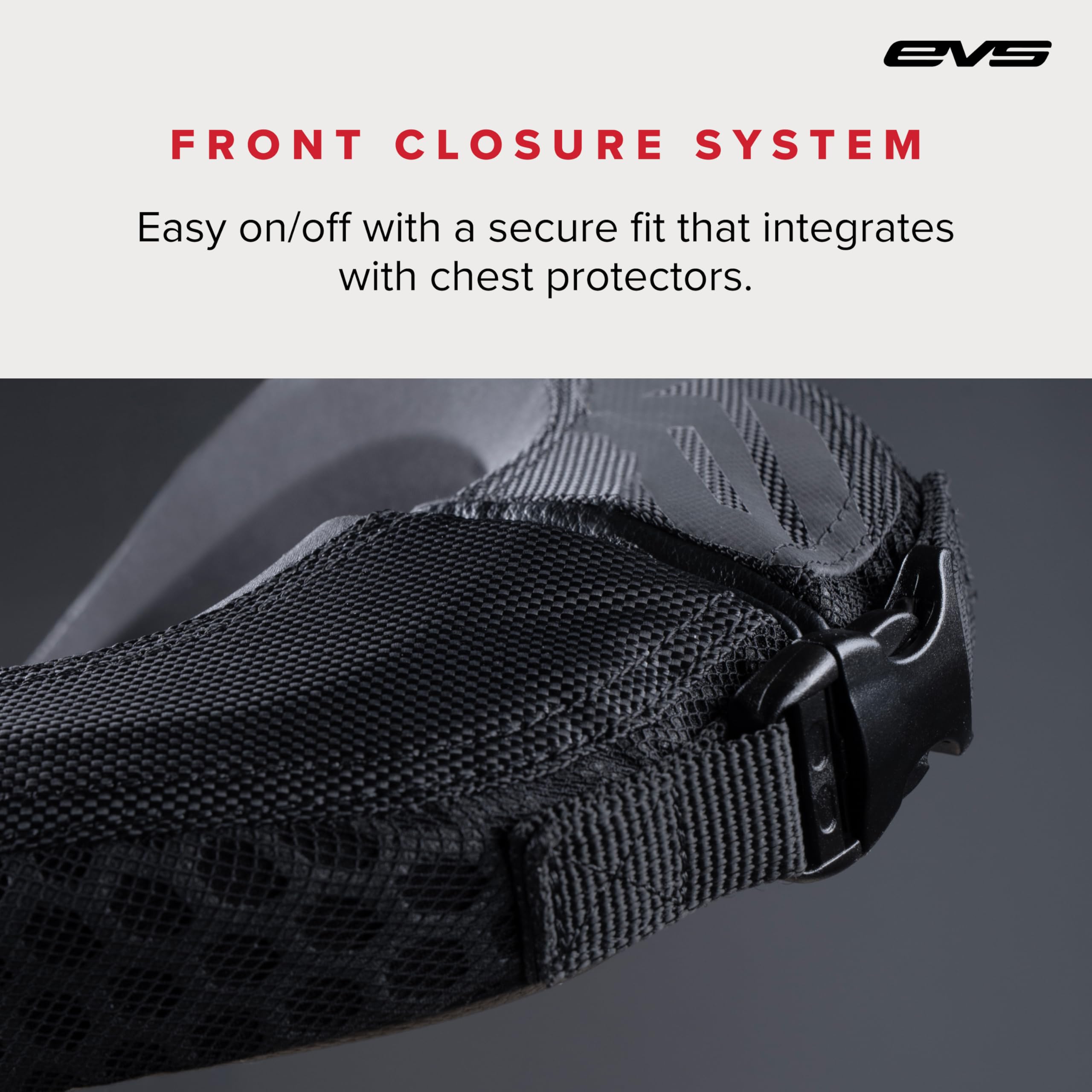 EVS R2 worn by motocross rider demonstrating stable head control