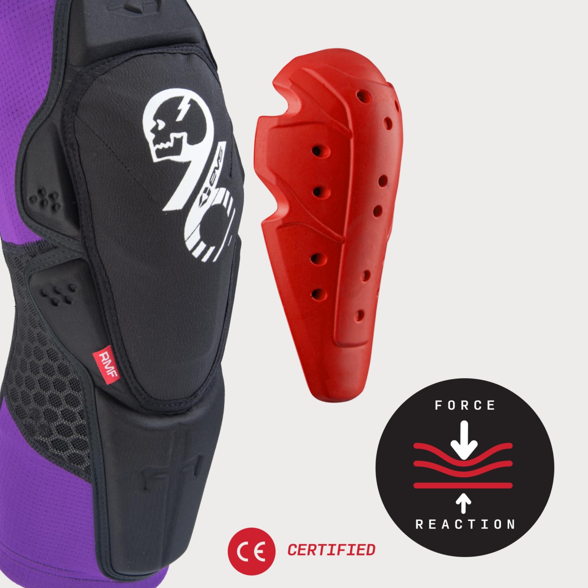 EVS Slayco96 worn by rider showing low-profile protection and mobility