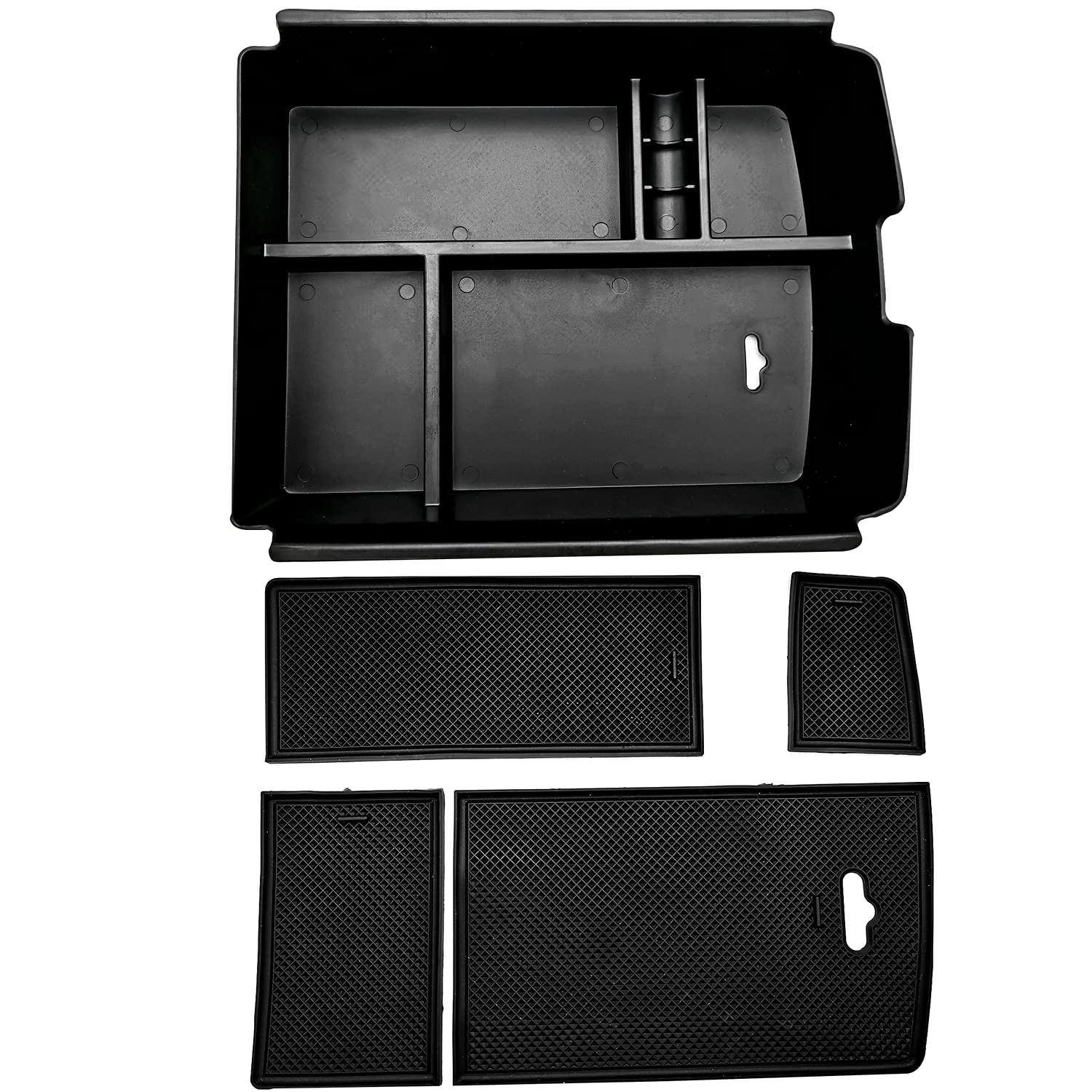 EVTIME organizer next to smartphone to show scale and accessible storage