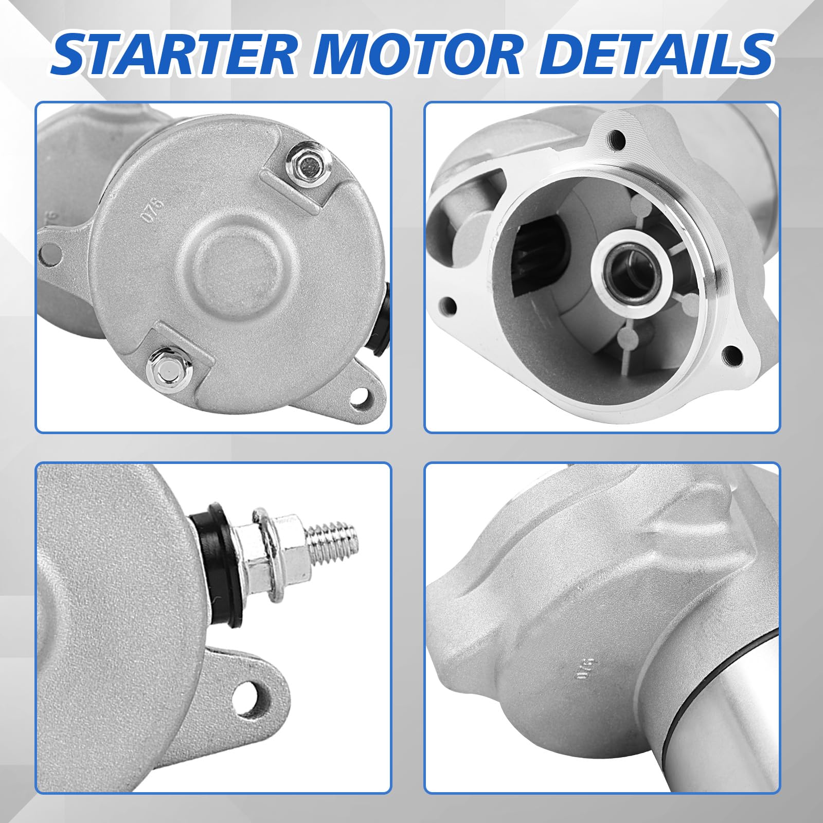 EvTok drive Bendix close-up showing teeth engagement for reliable starts