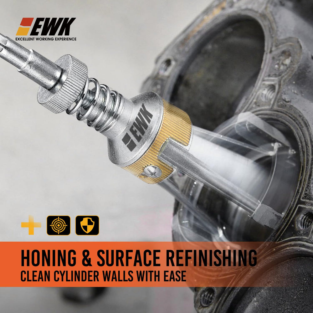 EWK detail of adjustable tension screw offering precise stone pressure control