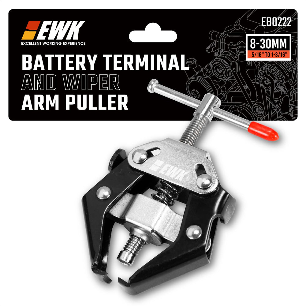 EWK front view of puller showing compact profile and safe extraction