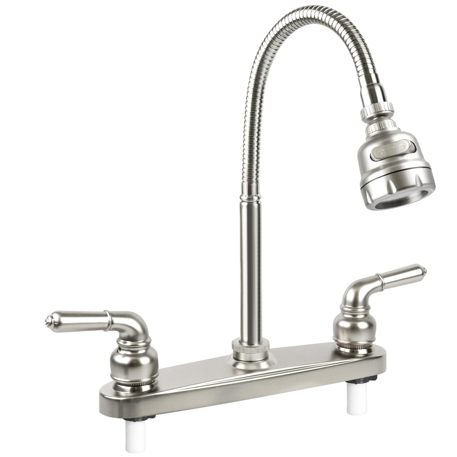 EXCELFU faucet front view showing compact design and space-saving benefit