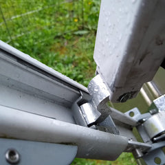 EXCELFU installed slider on awning arm improving canopy stability