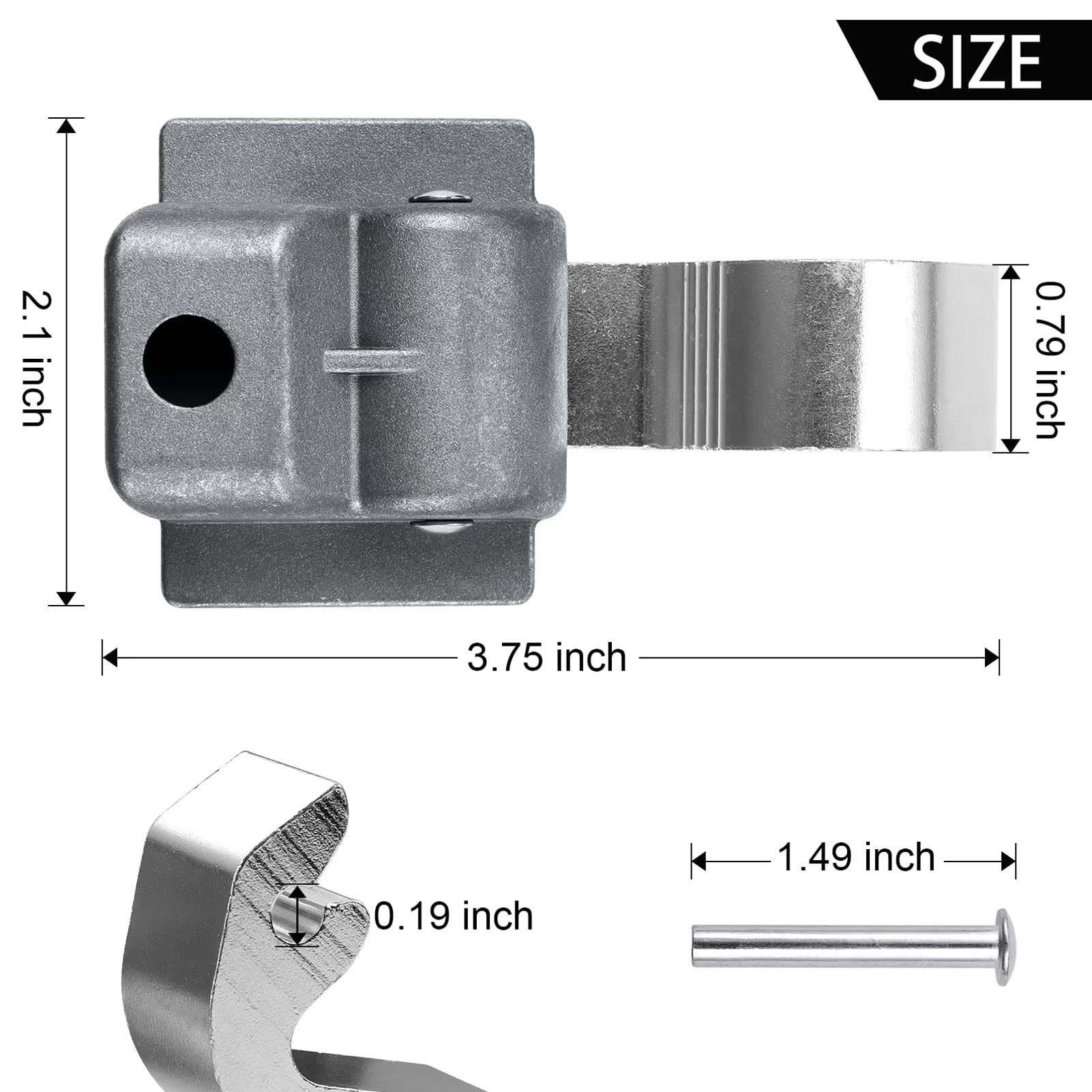 EXCELFU slider beside ruler showing compact replacement size