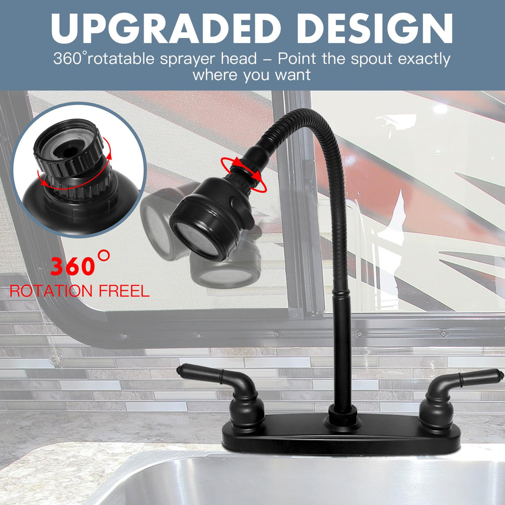 EXCELFU nozzle demonstrating spray and stream modes for versatile rinsing