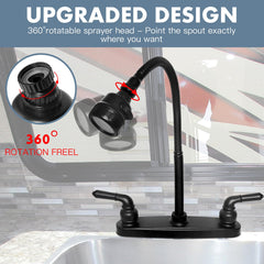 EXCELFU nozzle demonstrating spray and stream modes for versatile rinsing