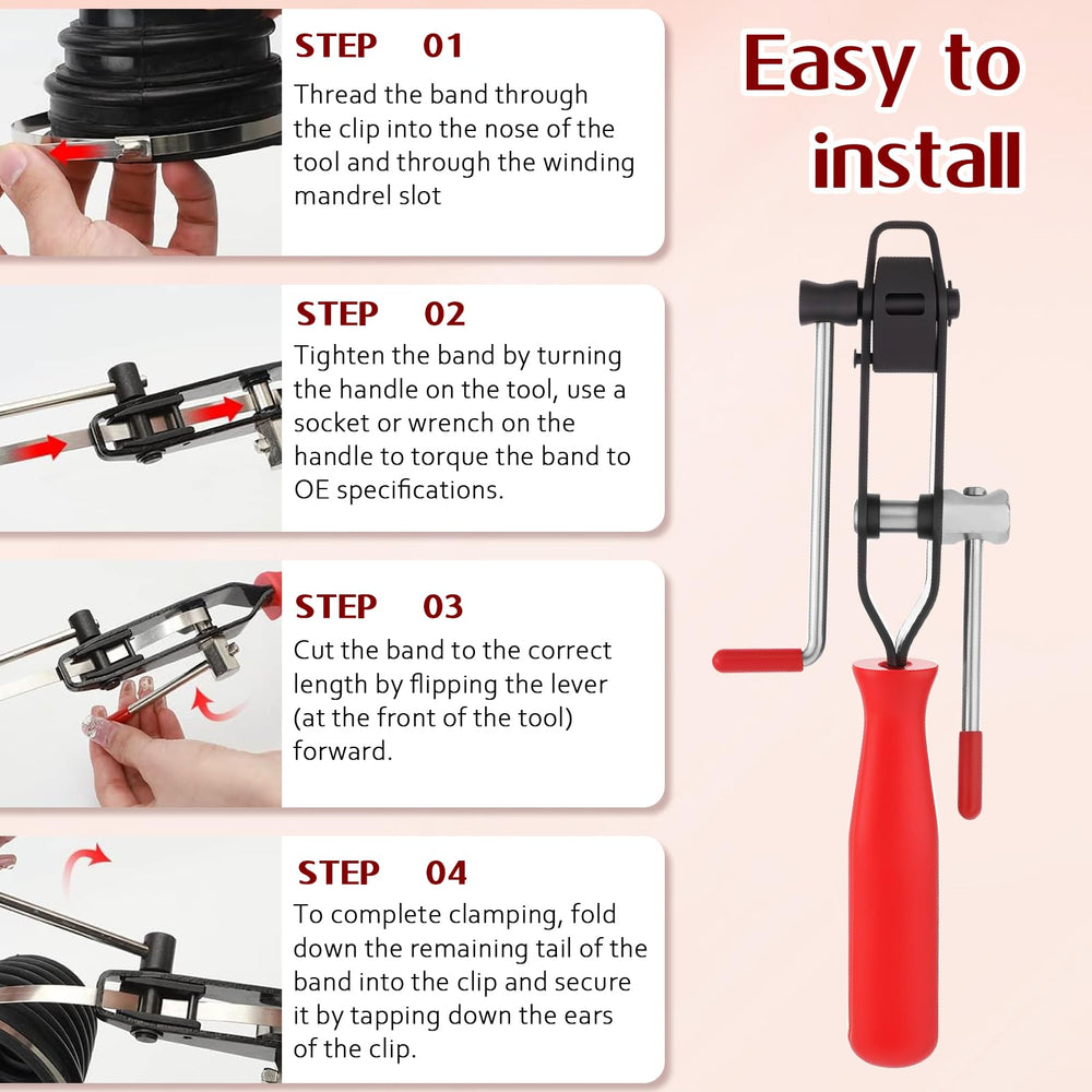 Exclaith pliers handle detail showing non-slip PP grips for comfortable, controlled use