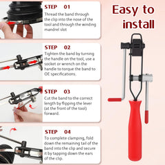 Exclaith pliers handle detail showing non-slip PP grips for comfortable, controlled use