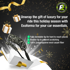 ExoForma large brush fiber close-up showing dense wool-like fibers for effective dirt release