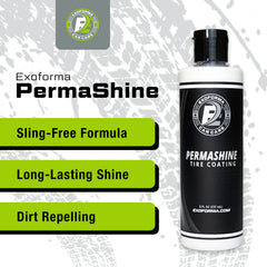 ExoForma being applied to a tire sidewall for durable protection