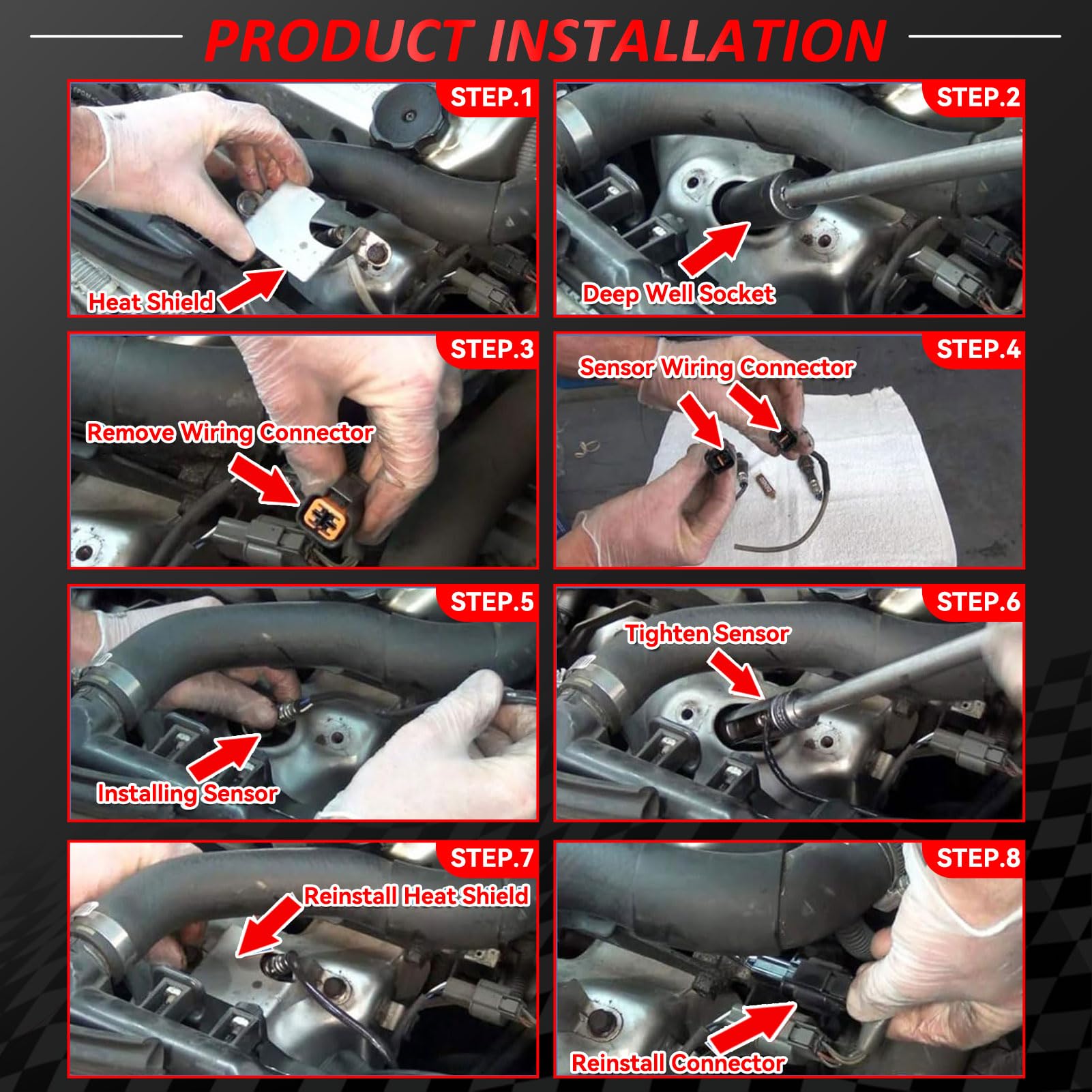 EXPEDE sensors in a garage installation scene enabling quick DIY repair