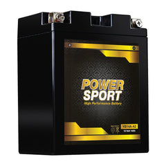 ExpertPower front view showing compact battery and label for easy identification and fit