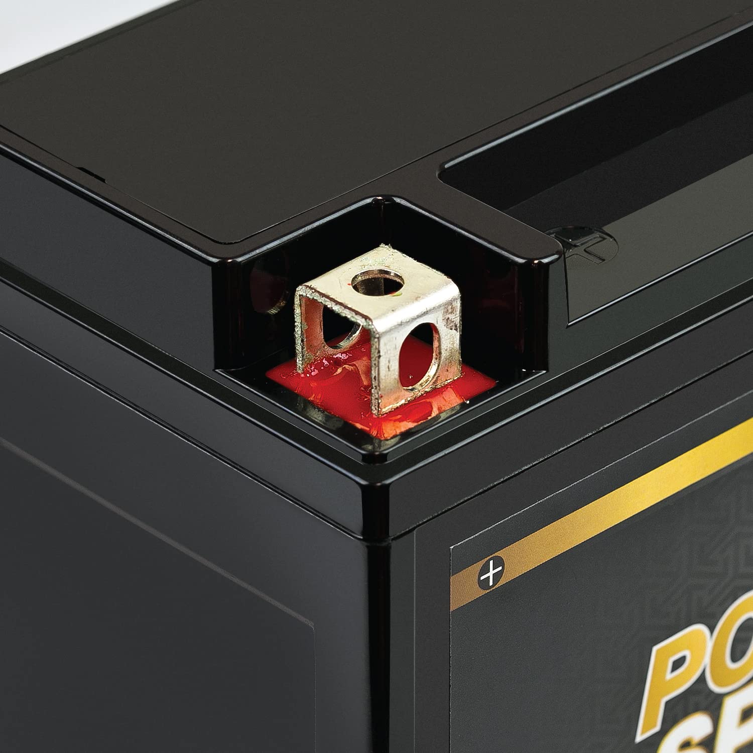 ExpertPower fitted into ATV battery tray showing robust mounting and performance
