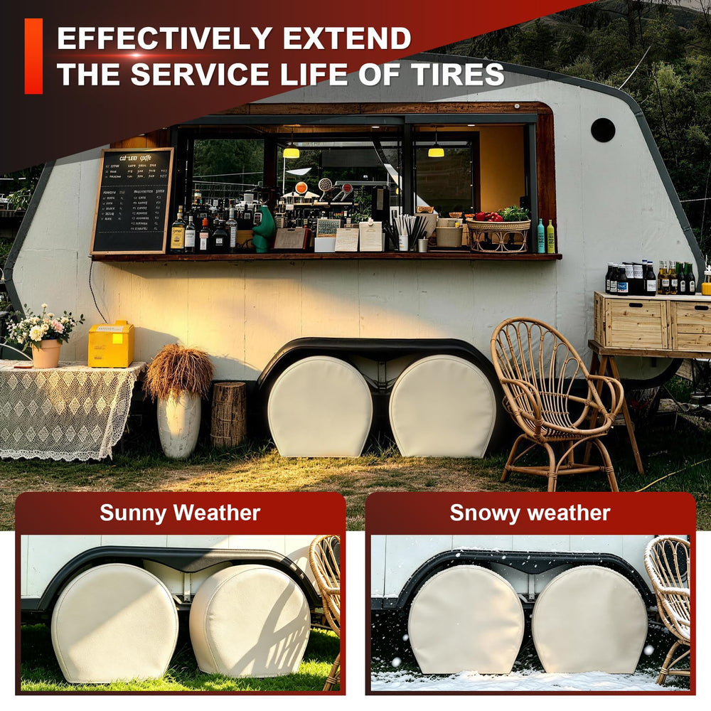 Explore Land mounted on Jeep spare tire showing easy installation benefit