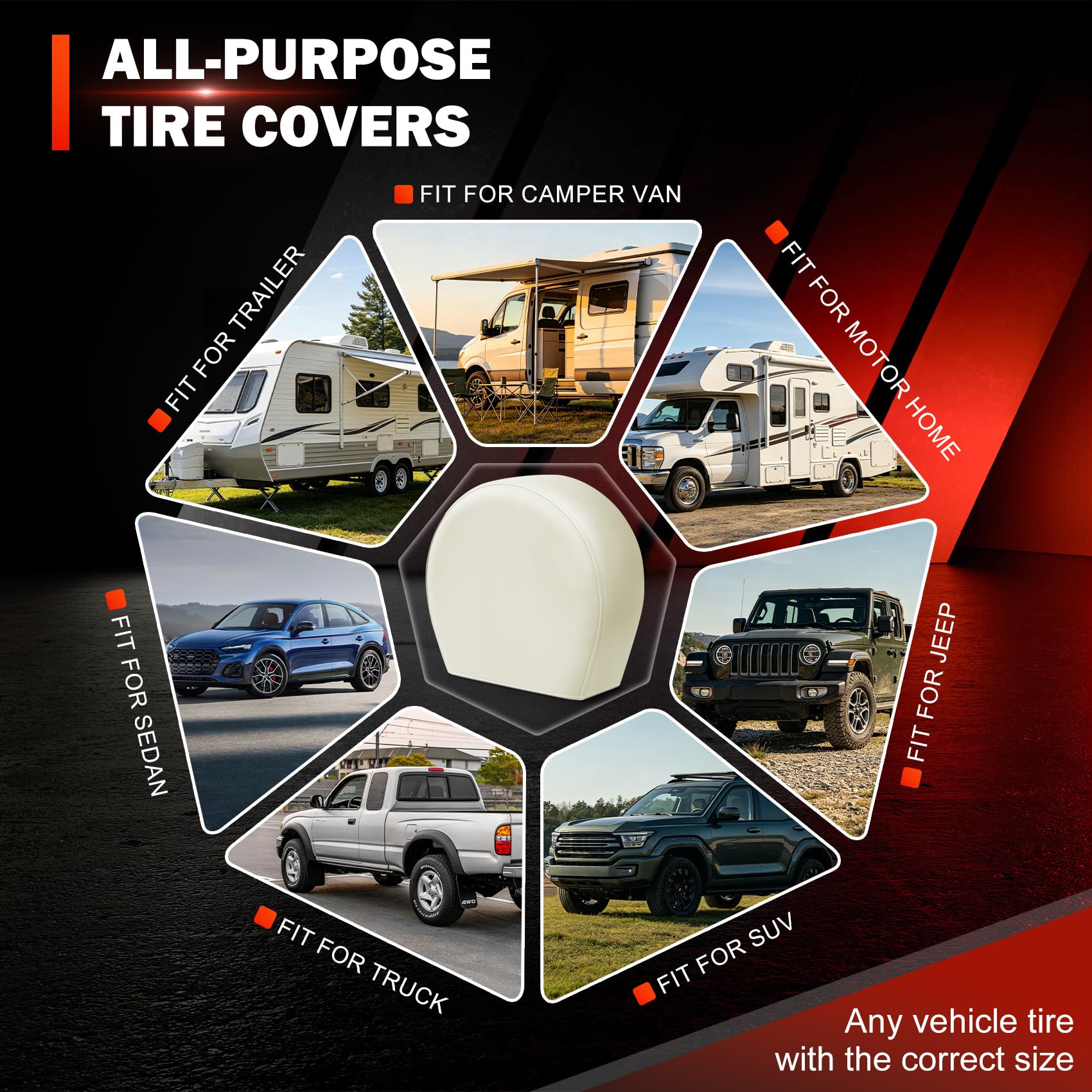 Explore Land soft backing detail protecting wheel finish and preventing scratches