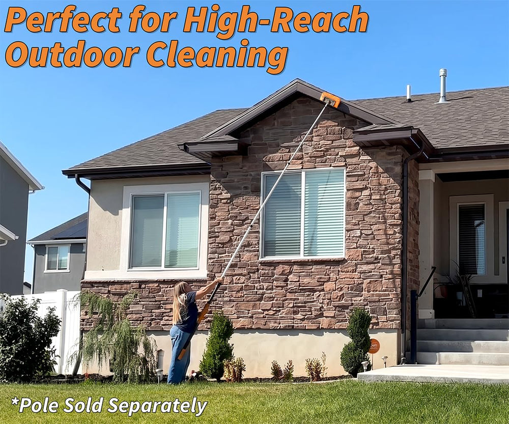 EXTEND-A-REACH brush used dry dusting indoor surfaces for quick, gentle cleaning